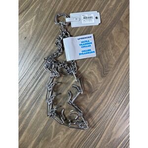 Herm Sprenger Ultra Training Collar Dog 18in Silver New Chrome 3.25mm Prong